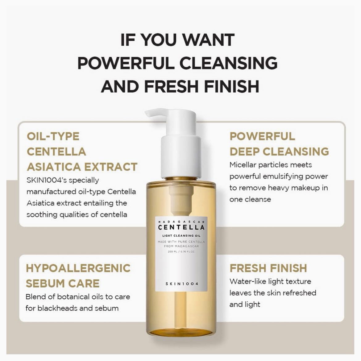 [SKIN1004] Madagascar Centella Light Cleansing Oil (200ml) _6