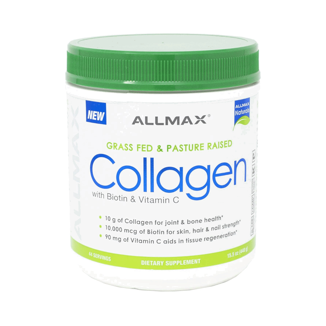 ALLMAX COLLAGEN W/BIOTIN + VITAMIN C 44 SERVIDAS
