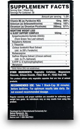NUTREX LIPO-6 NIGHTTIME 30 CAPSULES
