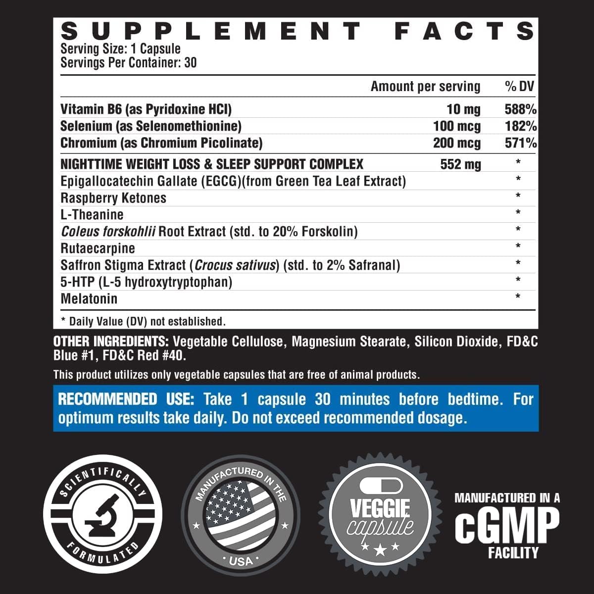 NUTREX LIPO-6 NIGHTTIME 30 CAPSULES_2