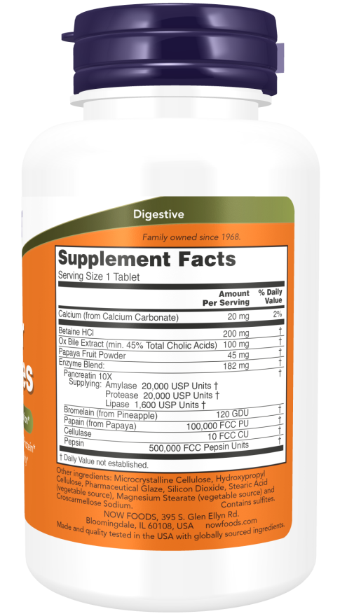 NOW FOODS SUPER ENZYMES 90 TABLETS_1