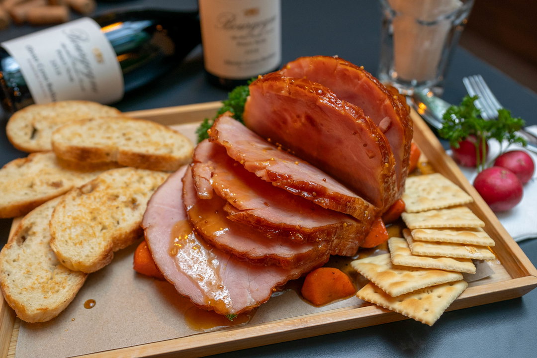 Bourbon Glazed Ham