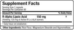 ALLMAX NUTRITION R-ALA 150MG/60 CAPSULES