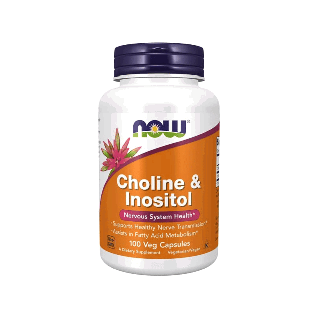 NOW CHOLINE & INOSITOL 500MG 100 VCAPS_0