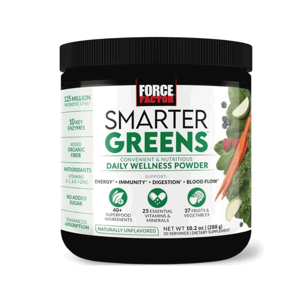 FORCE FACTOR SMARTER GREENS DAILY WELLNESS POWDER_0