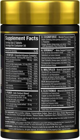 ALLMAX NUTRITION VITAFORM 60 TABLETS