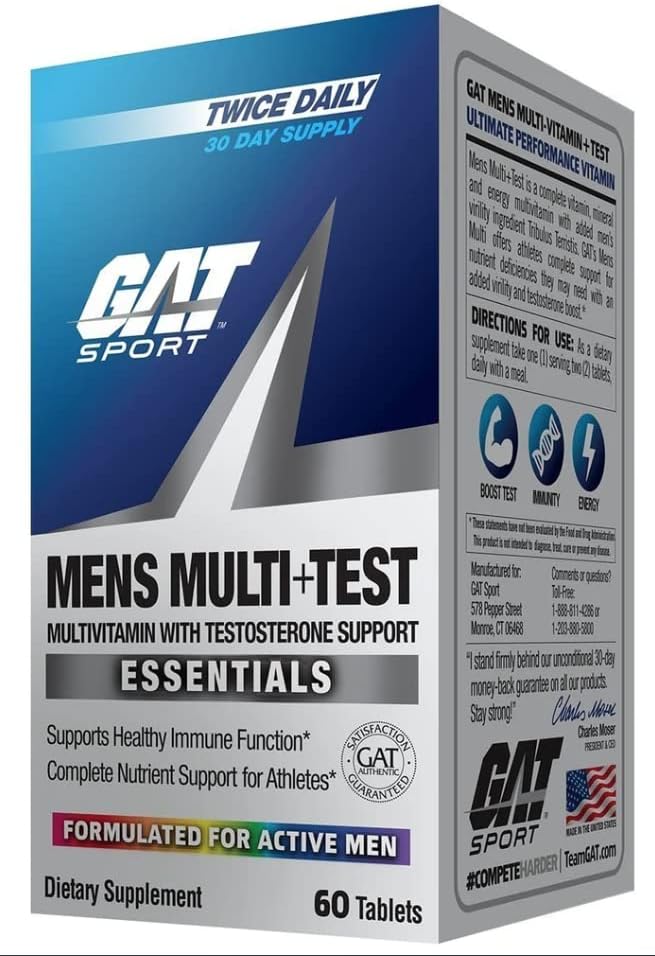 GAT SPORT MEN'S MULTI +TEST 60 TABLETS_1