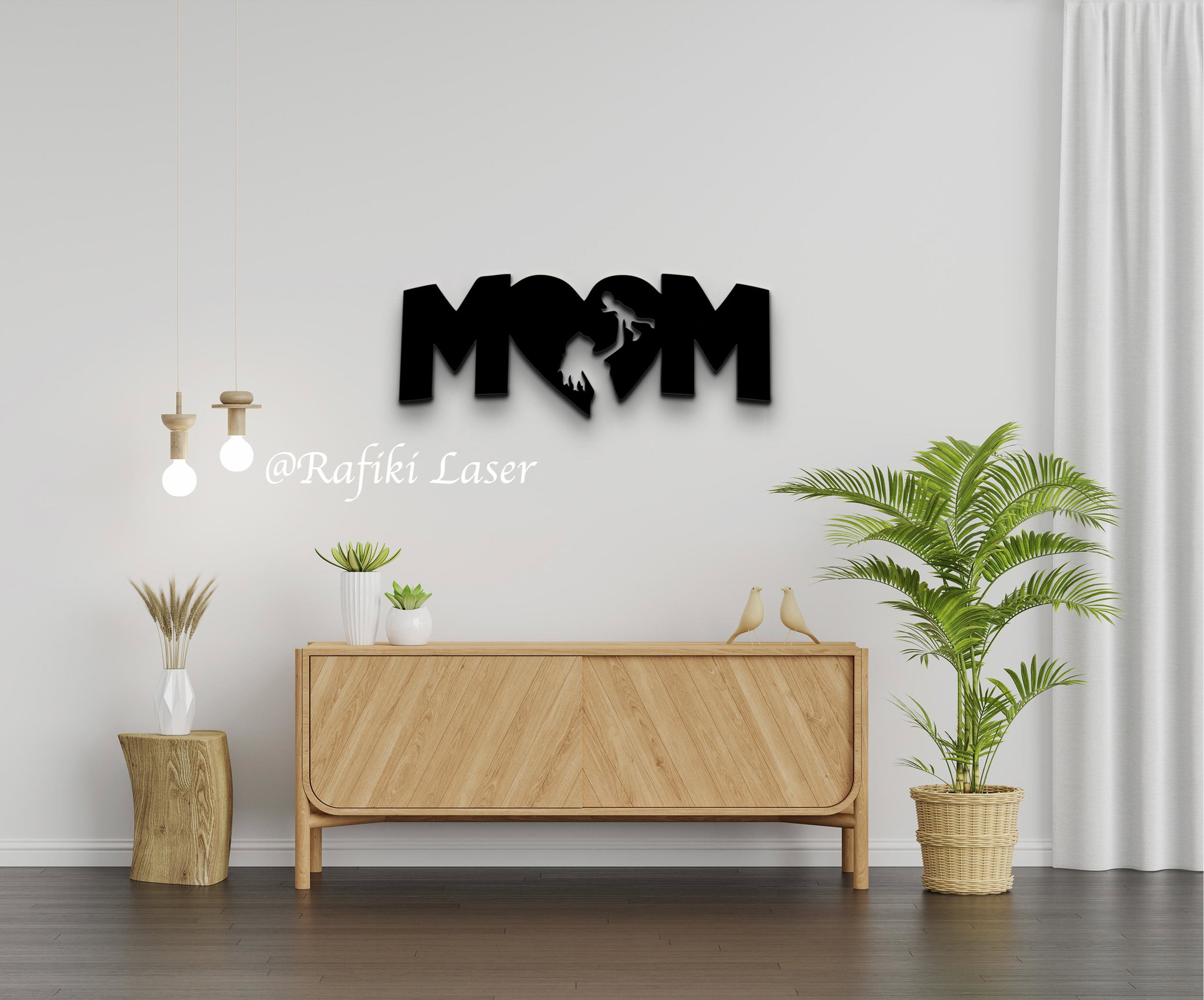 Mum Metal Wall Art Decor_0