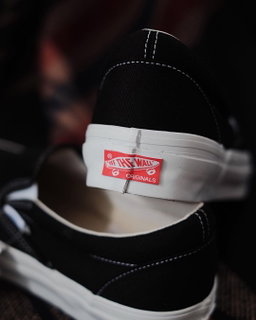 Vans Slip On Vault OG LX Black White