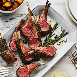 Lamb Frenched Rack Cap off