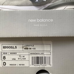 New Balance 990 v5 in "Grey," 