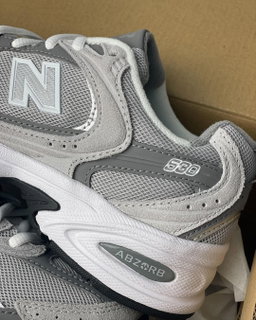 New Balance 530 in "Raincloud Grey,"