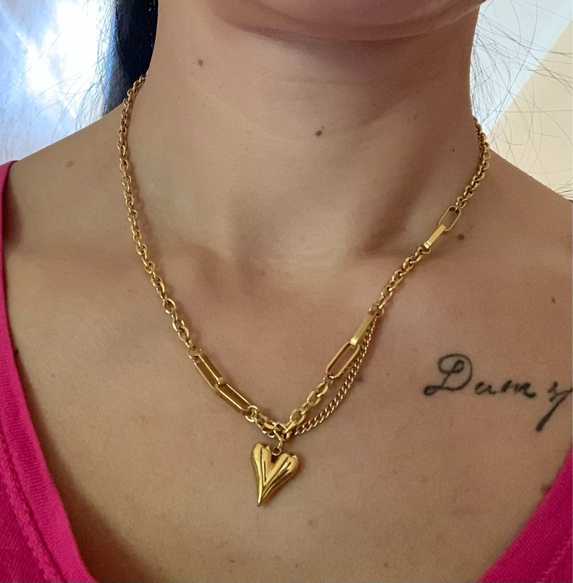 Amor Necklace - Gold_1
