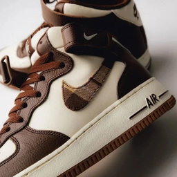 Air Force 1 High '07 "Brown Plaid,"