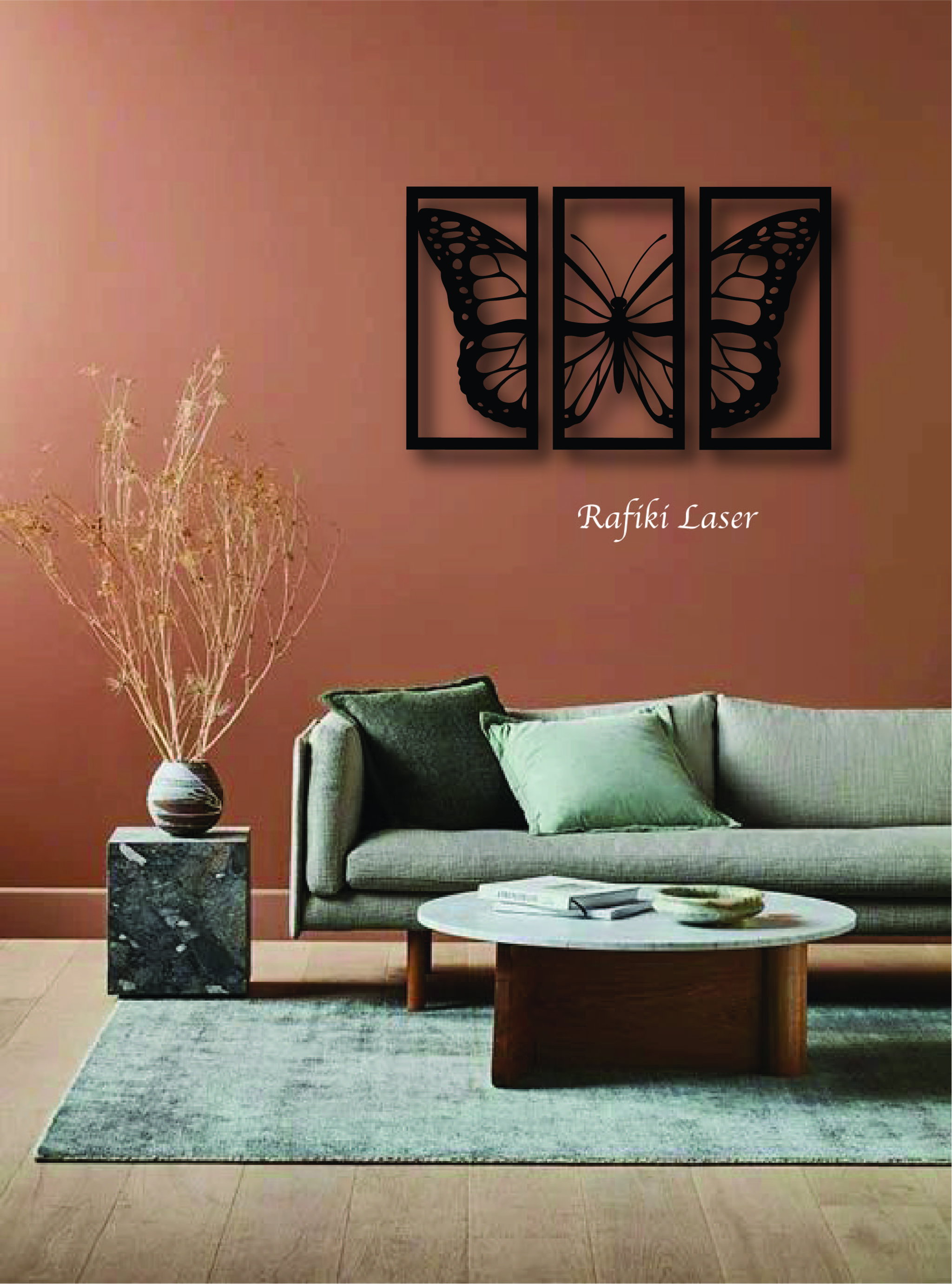 Butterfly Metal Wall Art Decor_0