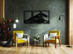 Waves Metal Wall Art Decor