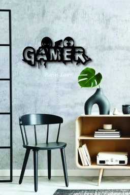 Gamer Metal Wall Art Decor
