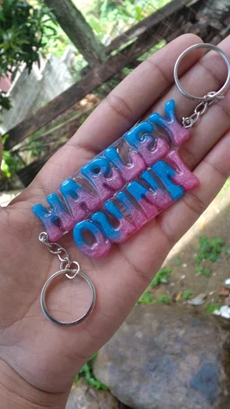 Mini Letter Keychain 