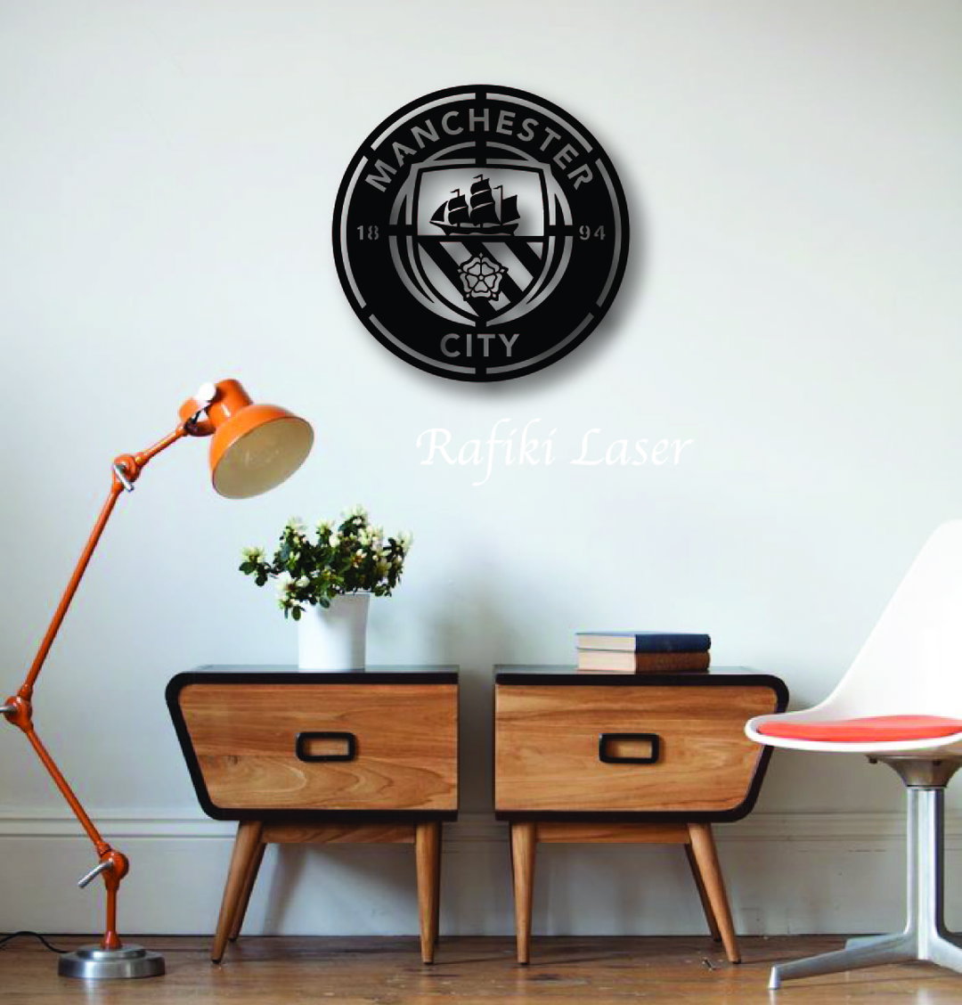 Manchester City Metal Wall Art Decor