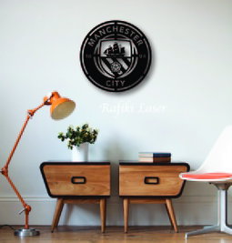 Manchester City Metal Wall Art Decor
