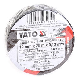 YATO ELECTRICAL INSUATION TAPE BLACK