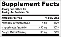SAN ZMA ZINC MAGNESIUM  ASPARTATE 90 CAPS