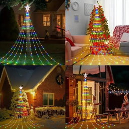 Star Waterfall Christmas Lights