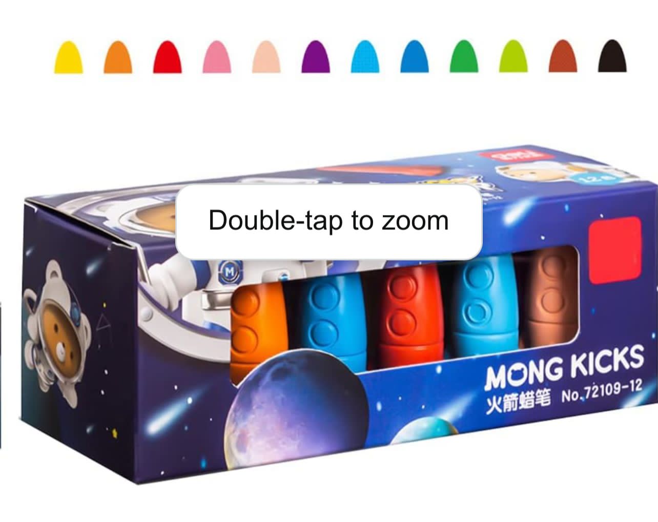 Spaceship Crayons 12 Pcs_0