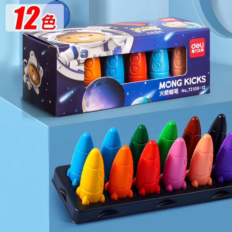 Spaceship Crayons 12 Pcs_2