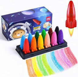 Spaceship Crayons 12 Pcs