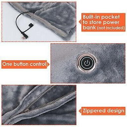 USB Heated Shawl Blanket