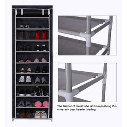 10 Tier Shoe Rack With Cover