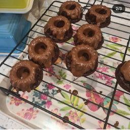 Mini Chocolate Bundt Cakes