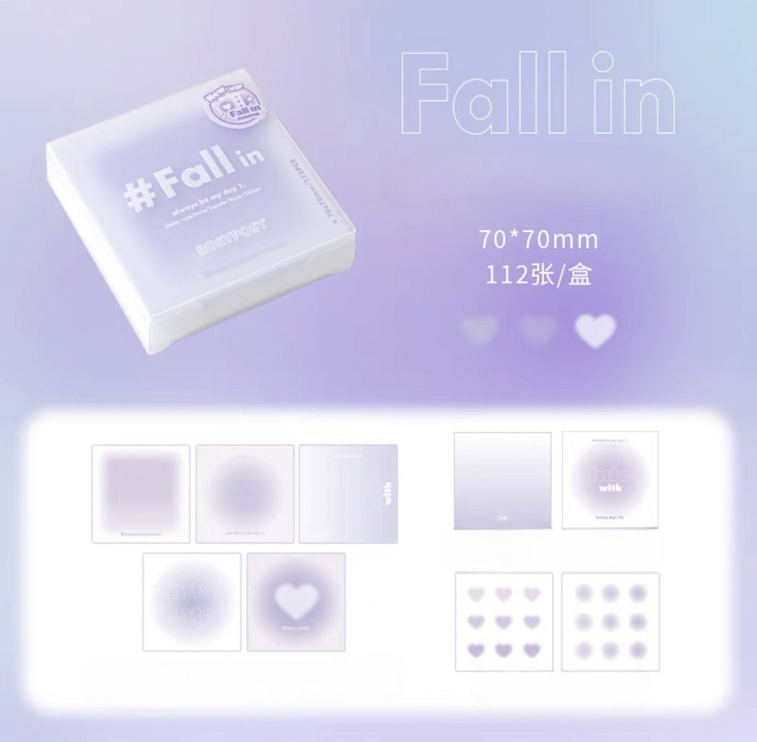 Fall-In Sticky Notes
