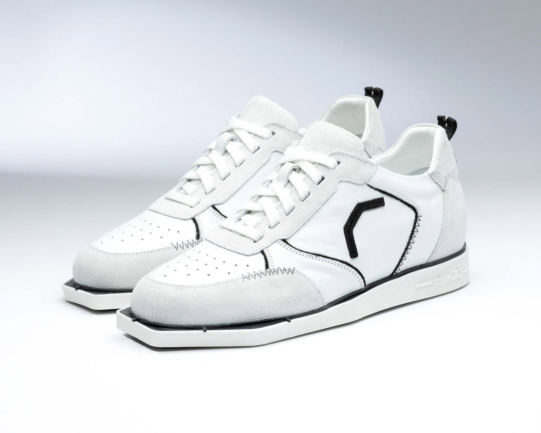 Triple 20 - White Full Leather