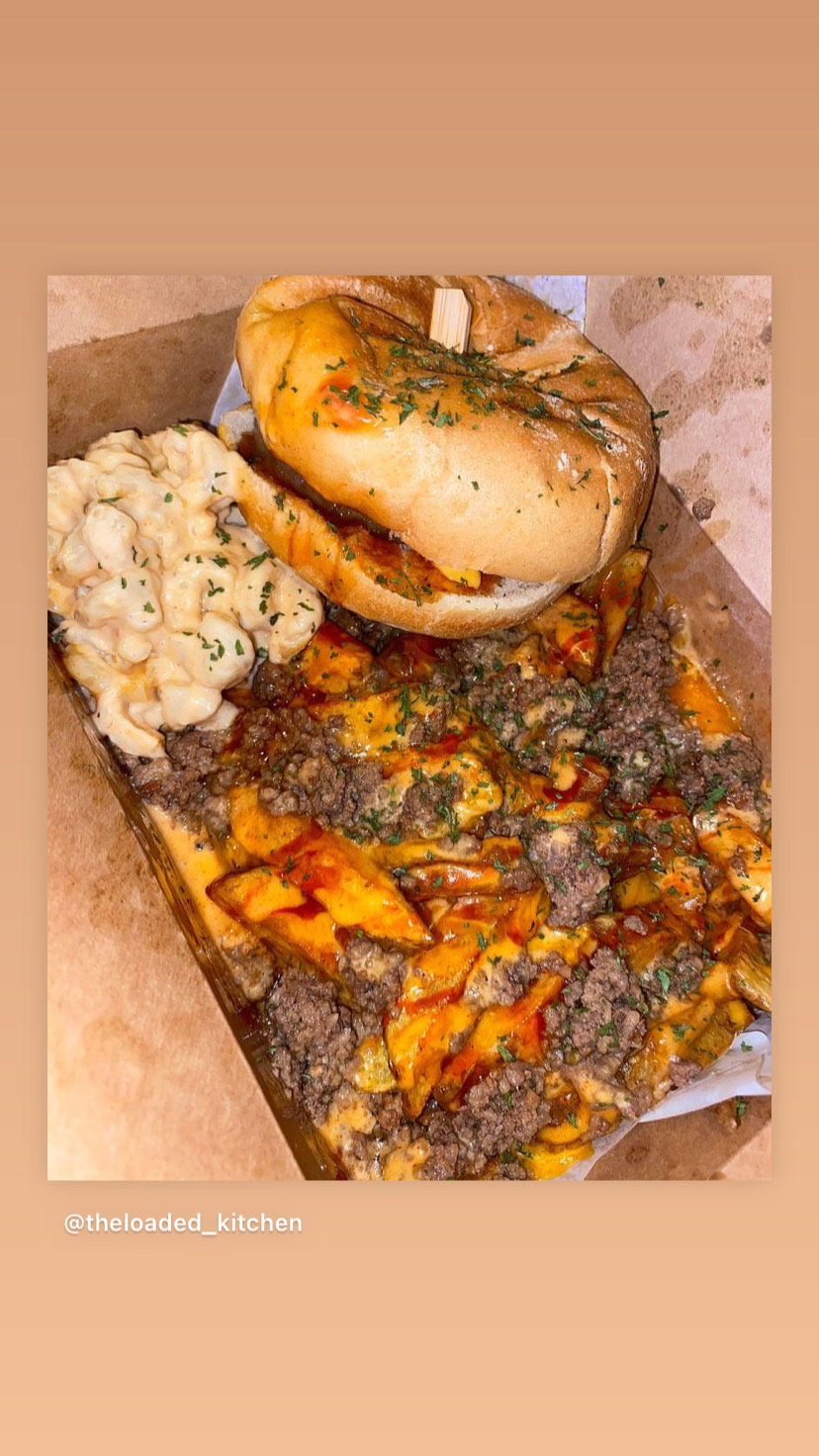 Weekly special with burger or fish