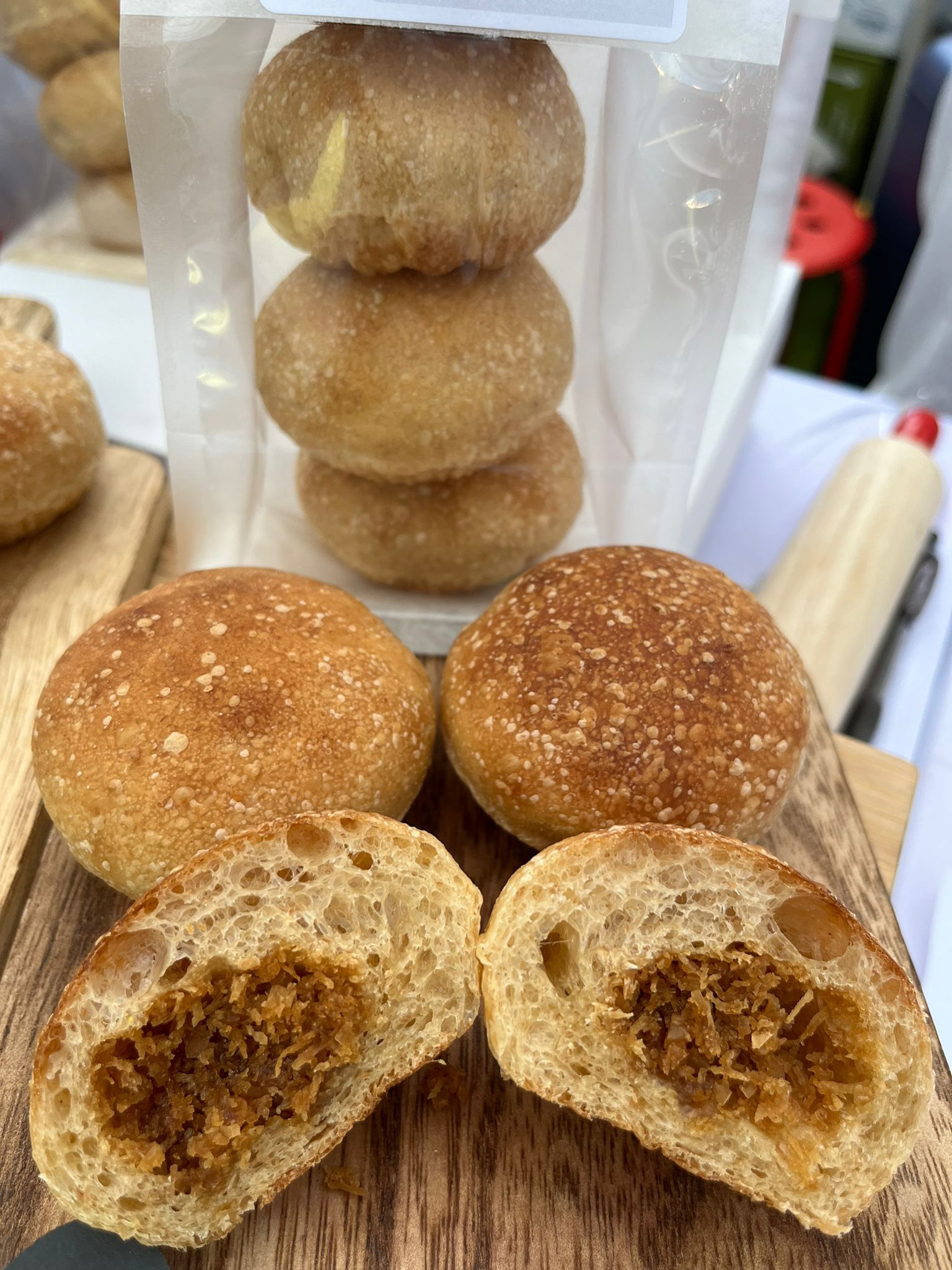 Coconut Sourdough Mini Bun