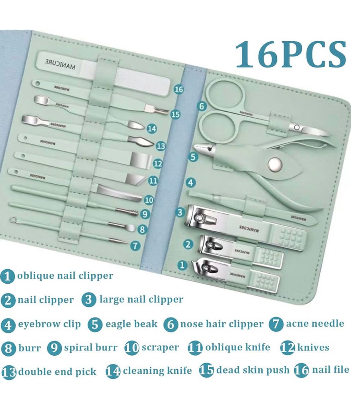 16 Pcs Manicure Set_4