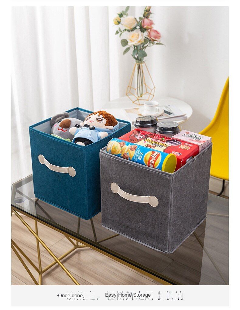 Collapsible Ottoman Cube Storage Bin_3