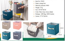 Collapsible Ottoman Cube Storage Bin