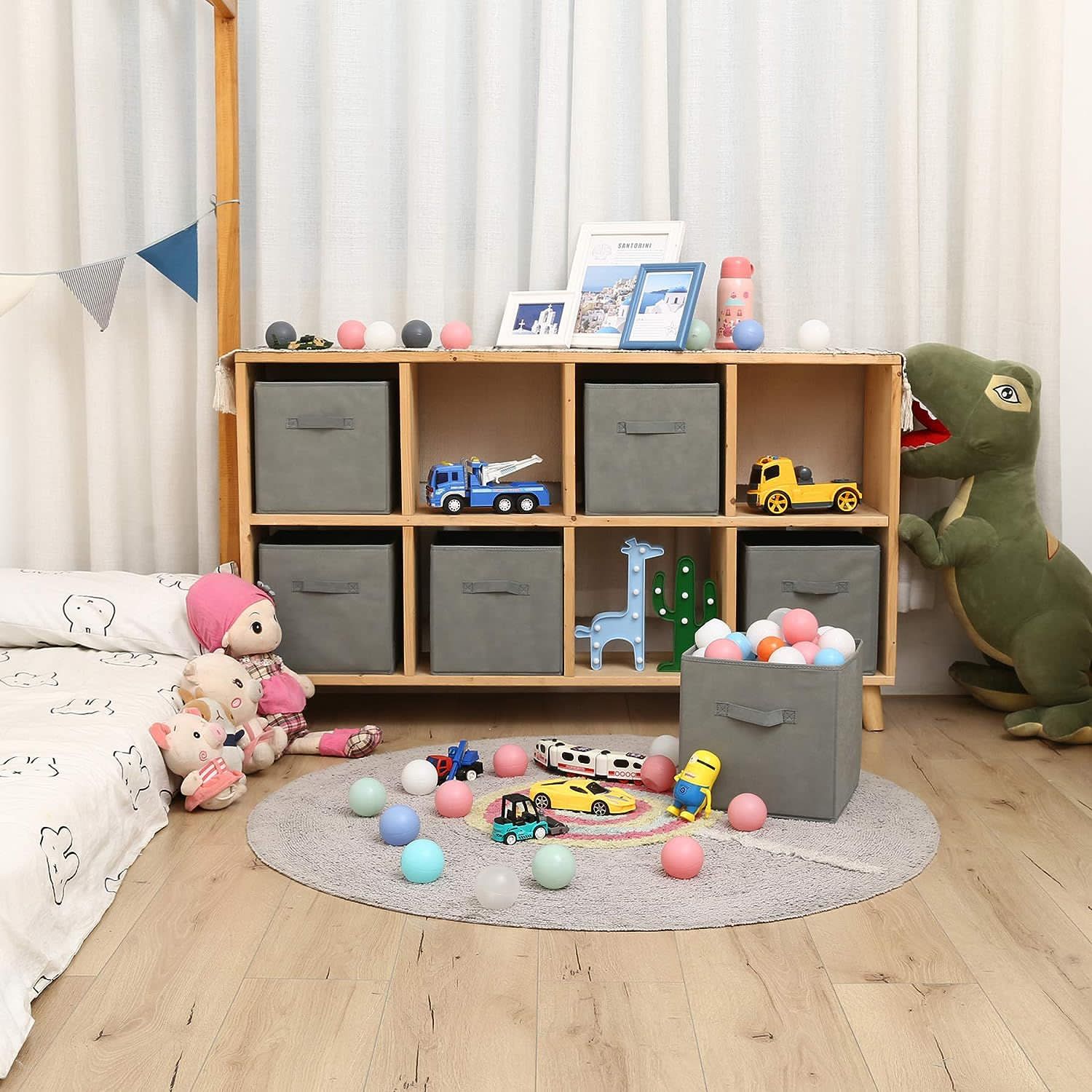 Collapsible Ottoman Cube Storage Bin_0