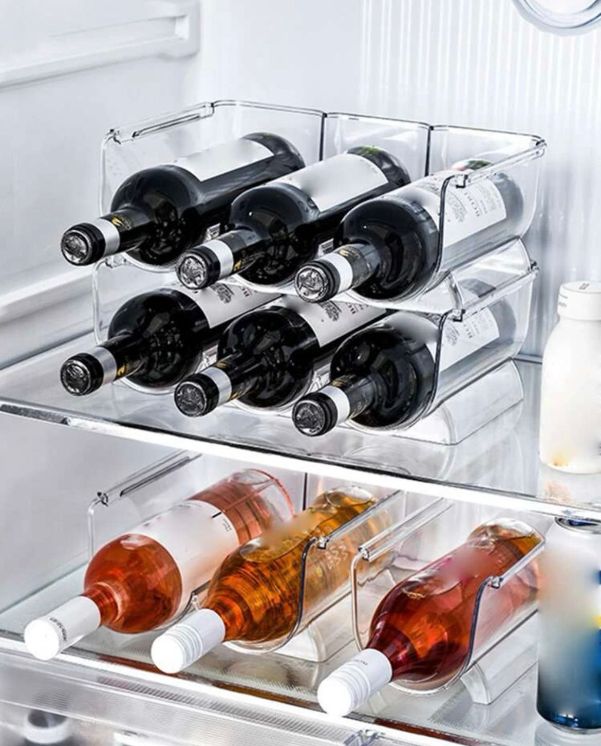 Sackable Plastic 3 Bottle Wine Rack_4