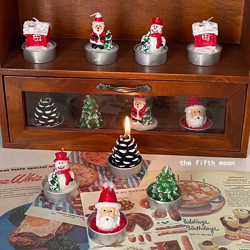 Christmas Table Decor Candles - 6 PCs_2