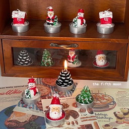 Christmas Table Decor Candles - 6 PCs
