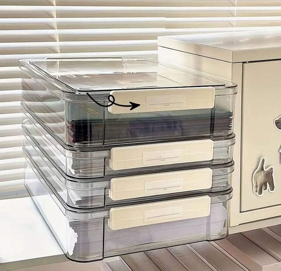 A4 Size Transparent Document Organizer_4