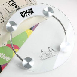 Round Glass Weighing Scale