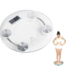 Round Glass Weighing Scale