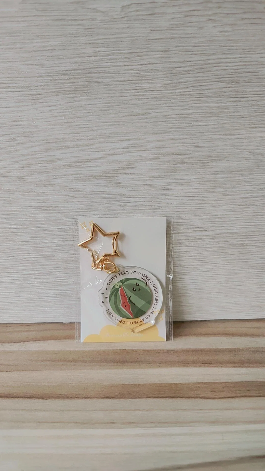 Watermelon Seed Keychain _0