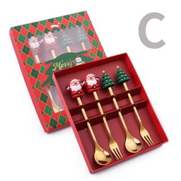 4 Pcs Spoon & Fork Set