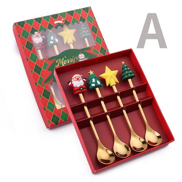 4 Pcs Spoon & Fork Set_0
